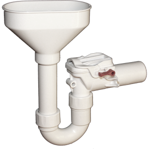 KESSEL Staufix backflow protection wastewater with funnel siphon DN50