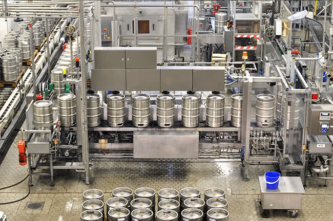 A brewery in which a professional reverse osmosis system is used.