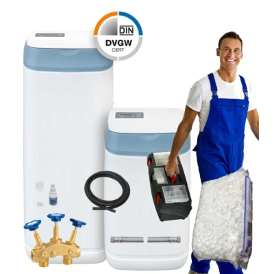 LEYCOsoft 9/15 water softener carefree package