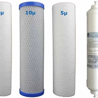 Replacement filter set for SUPREME reverse osmosis systems