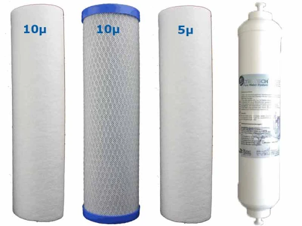 Replacement filter set for SUPREME reverse osmosis systems