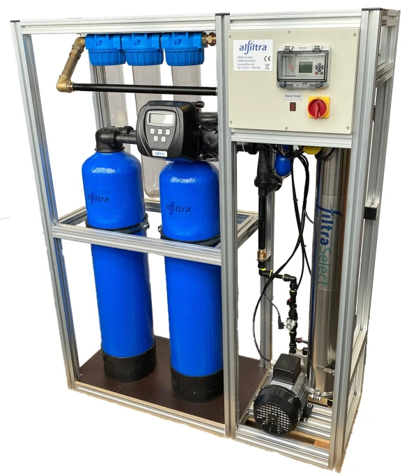 REOS Plug &amp; Play reverse osmosis system with softening system