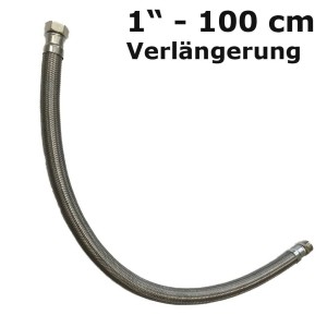 Flex hose extension 1'' (100 cm long)