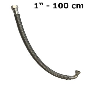 Reinforced hose / flexible hose 1'' (100 cm long) for drinking water