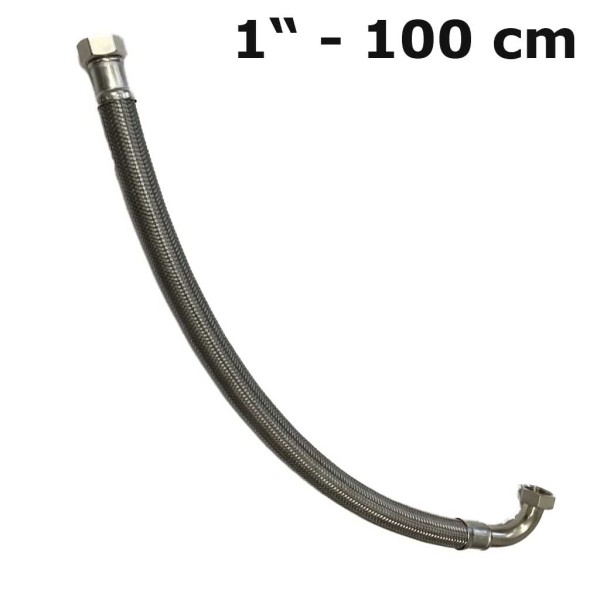 Reinforced hose / flexible hose 1&#39;&#39; (100 cm long) for drinking water