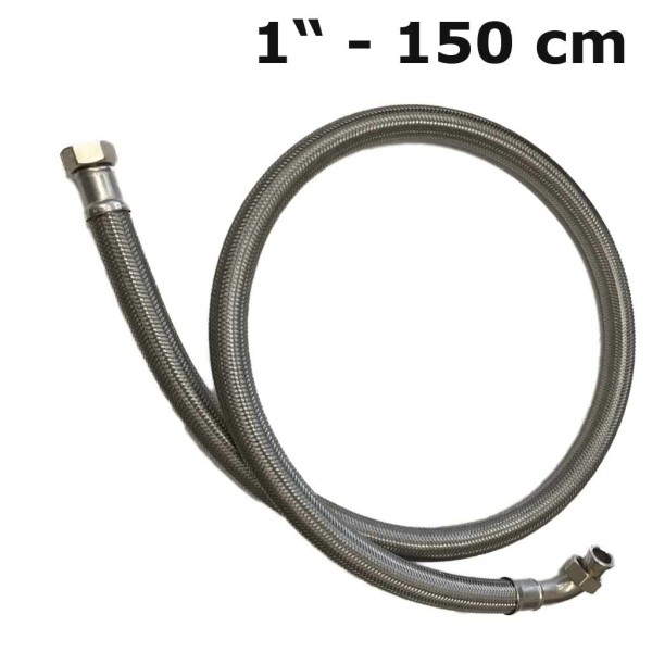 Reinforced hose / flexible hose 1&#39;&#39; (150 cm long) for drinking water