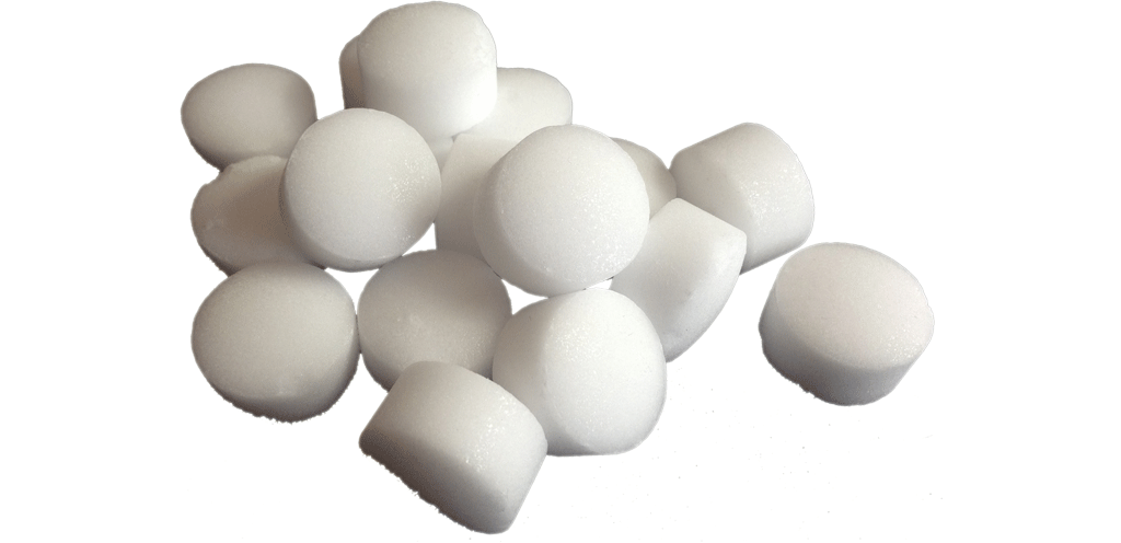 Salz für Enthärtungsanlagen in Tablettenform